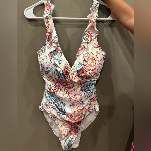 Lauren Ralph Lauren Other - Lauren Ralph Lauren Paisley Underwire Tummy-Control One-Piece Swimsuit Size 12